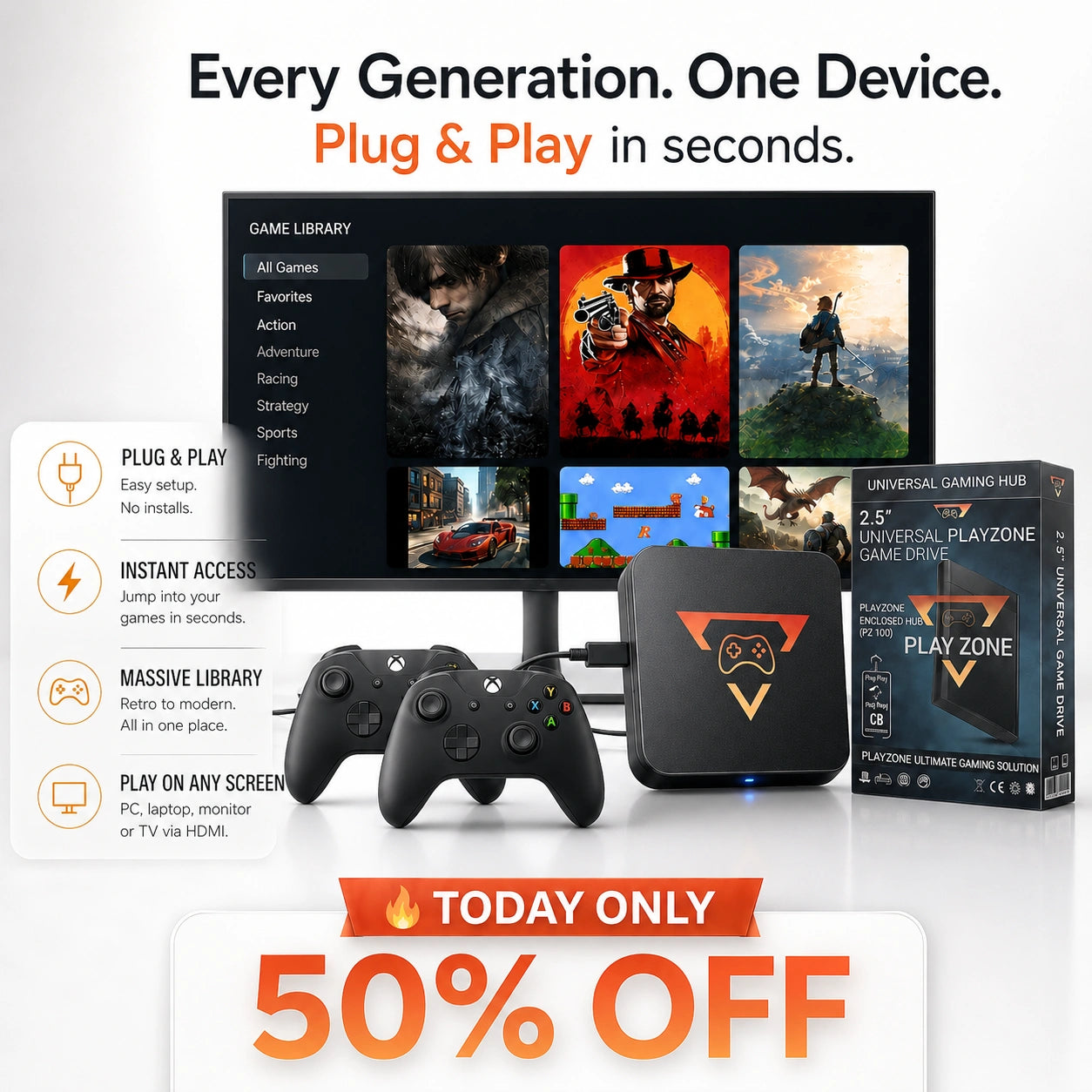 Playzone™ Super Console 1TB.